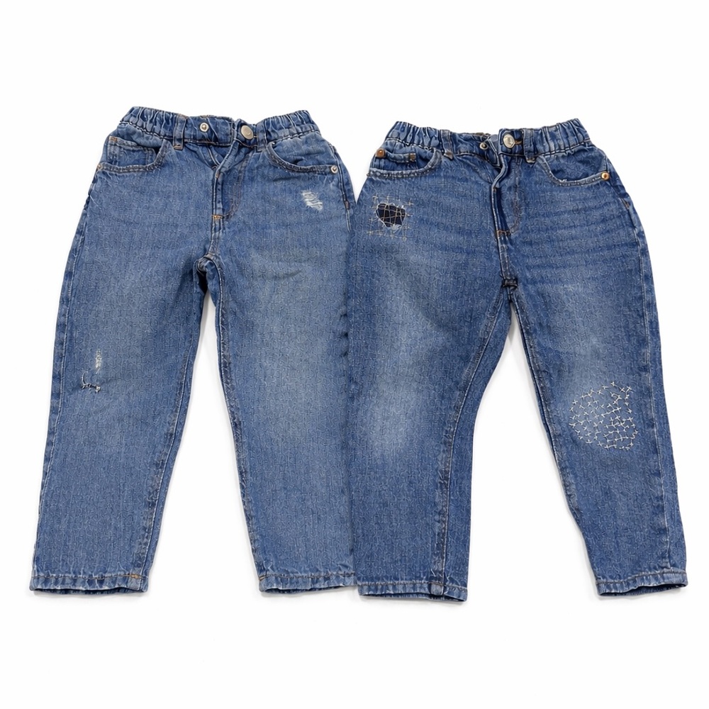 Zara Kids Classic Blue Jeans Set